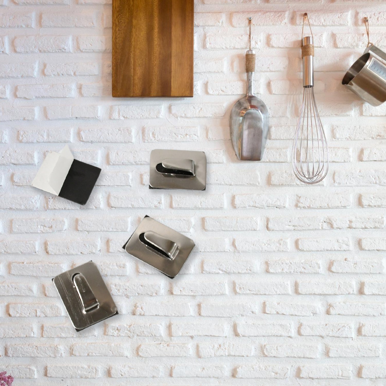 Self- Adhesive Hooks, Heavy Duty Wall Hooks Hangers Stainless Steel Waterproof Sticky Hooks for Hanging Robe Coat Towel Kitchen Bathroom and. Self- Adhesive Hooks, Heavy Duty Wall Hooks Hangers Stainless Steel Waterproof Sticky Hooks for Hanging Robe Coat Towel Kitchen Bathroom and.